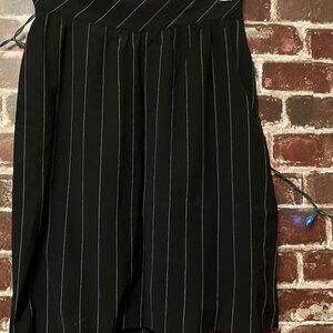 Escada Margaretha Ley Silk & Wool Pinstripe Skirt
